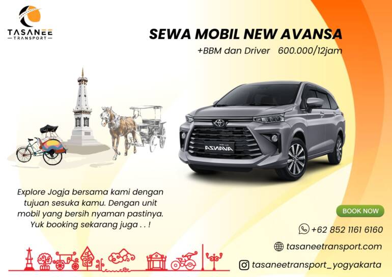 Sewa Mobil Grand New Avanza Jogja Tasanee Transport Solusi Terbaik untuk Kebutuhan Transportasi Anda