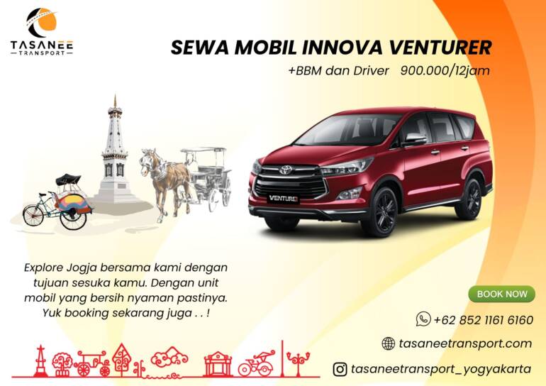 Sewa Mobil Innova Venturer Yogyakarta Pengalaman Transportasi Mewah dengan Tasanee Transport